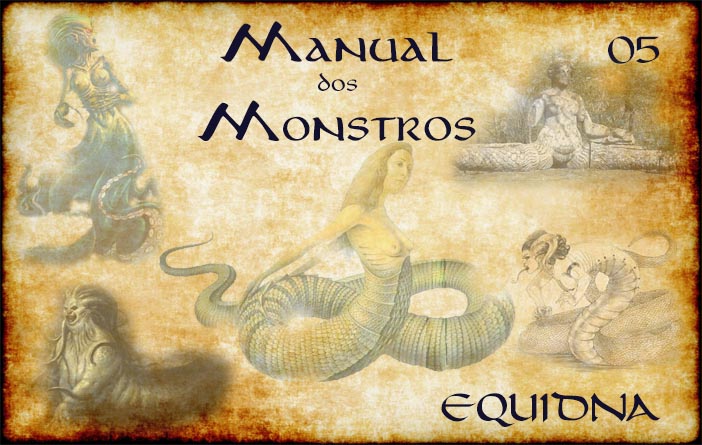 Capa de Manual dos Monstros 05 - Equidna